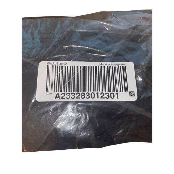 Susan Graver Womens 2X Essentials Rayon Spandex Drape Neck Tank Top Black NWT - Picture 5 of 5